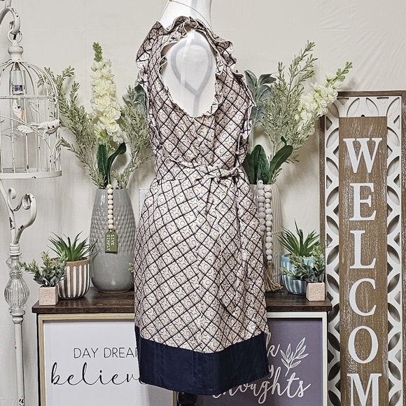 JUICY COUTURE | 100% SILK BELTED SERVANT DRESS - Picture 8 of 16